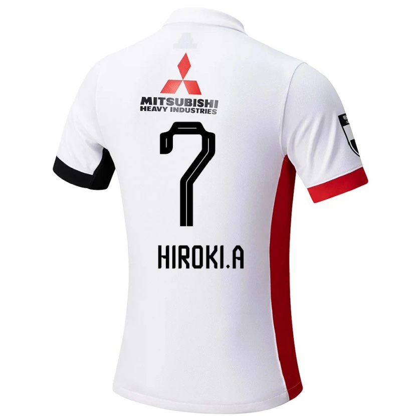Danxen Women Hiroki Abe #7 White Black Away Jersey 2025/26 T-Shirt