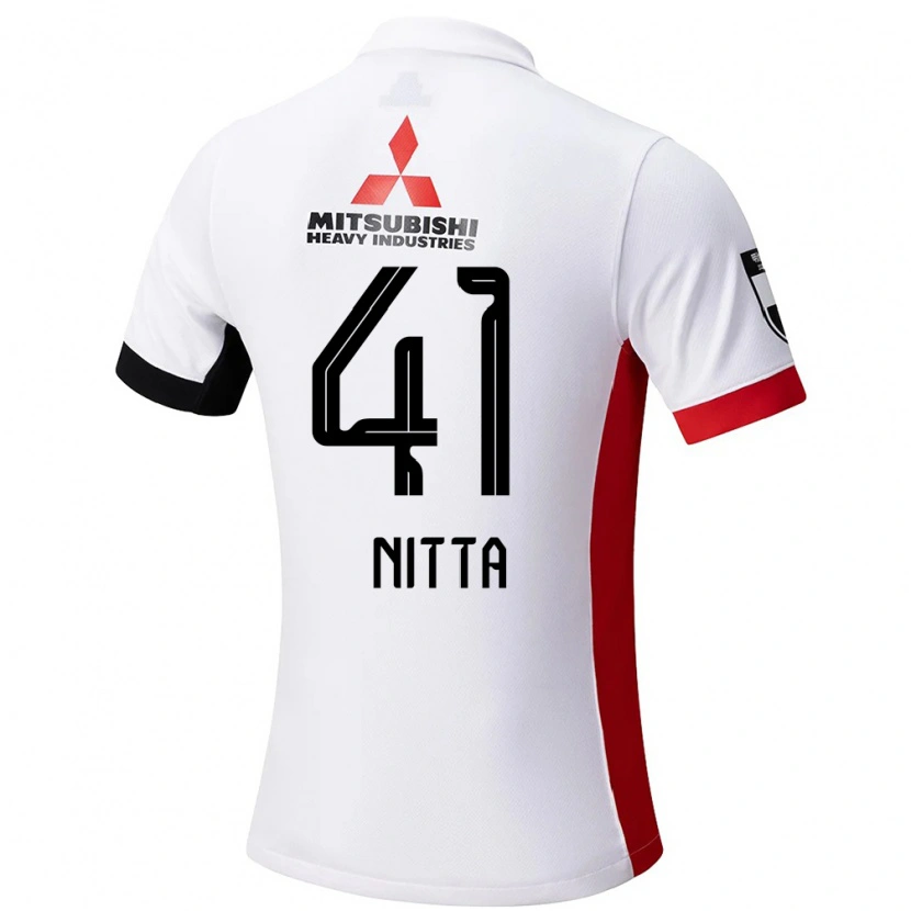 Danxen Women Rio Nitta #41 White Black Away Jersey 2025/26 T-Shirt