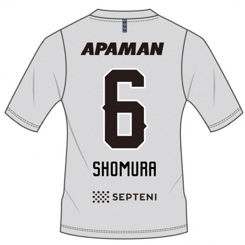 Danxen Women Tomoki Shomura #6 Light Gray Away Jersey 2025/26 T-Shirt