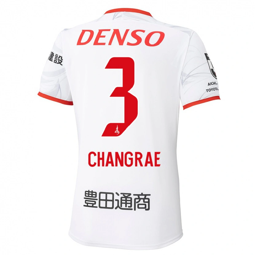 Danxen Women Chang-Rae Ha #3 White Red Away Jersey 2025/26 T-Shirt