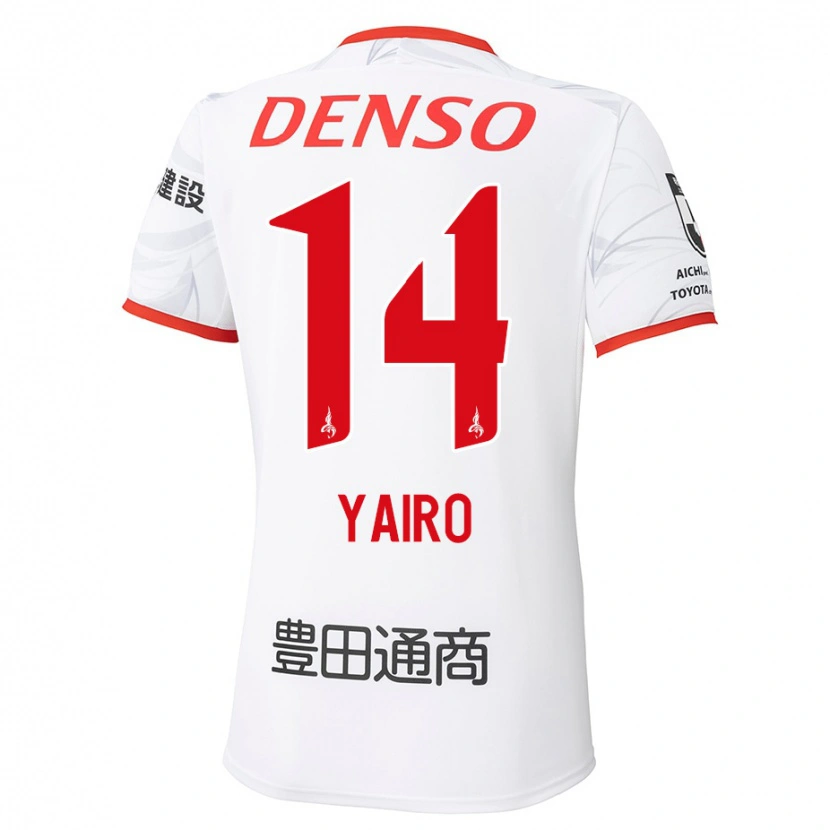 Danxen Women Mahito Yairo #14 White Red Away Jersey 2025/26 T-Shirt