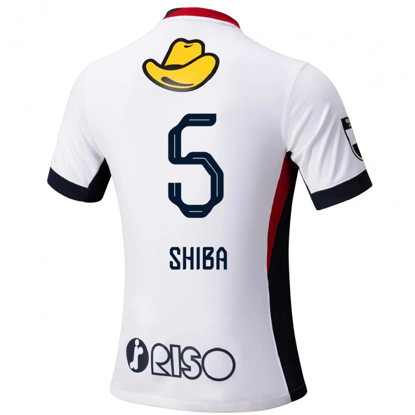 Danxen Women Rikuto Shiba #5 White Black Away Jersey 2025/26 T-Shirt