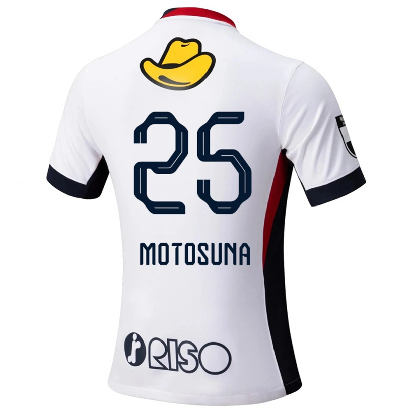Danxen Women Anthony Motosuna #25 White Black Away Jersey 2025/26 T-Shirt