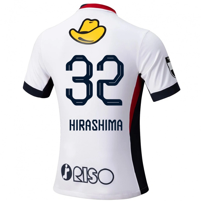 Danxen Women Daigo Hirashima #32 White Black Away Jersey 2025/26 T-Shirt