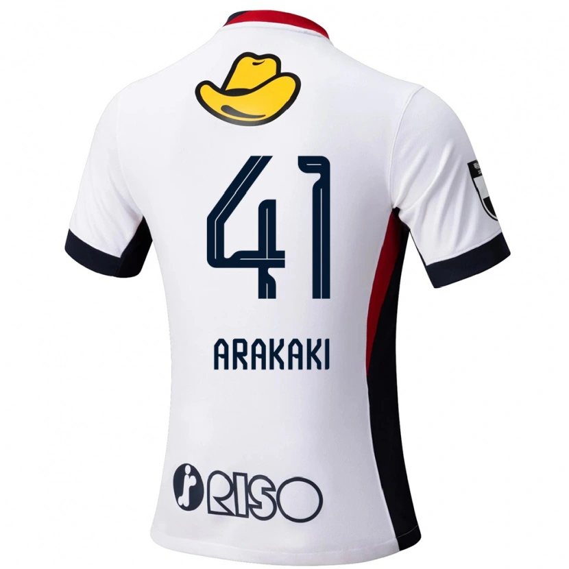 Danxen Women Yota Arakaki #41 White Black Away Jersey 2025/26 T-Shirt
