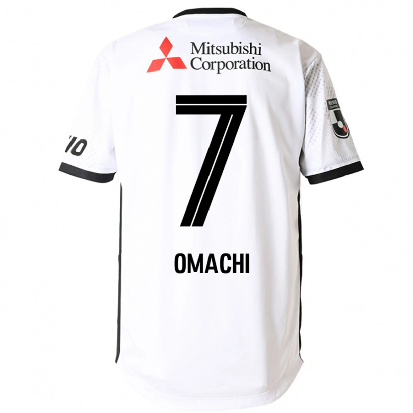 Danxen Women Hyugo Omachi #7 White Black Away Jersey 2025/26 T-Shirt
