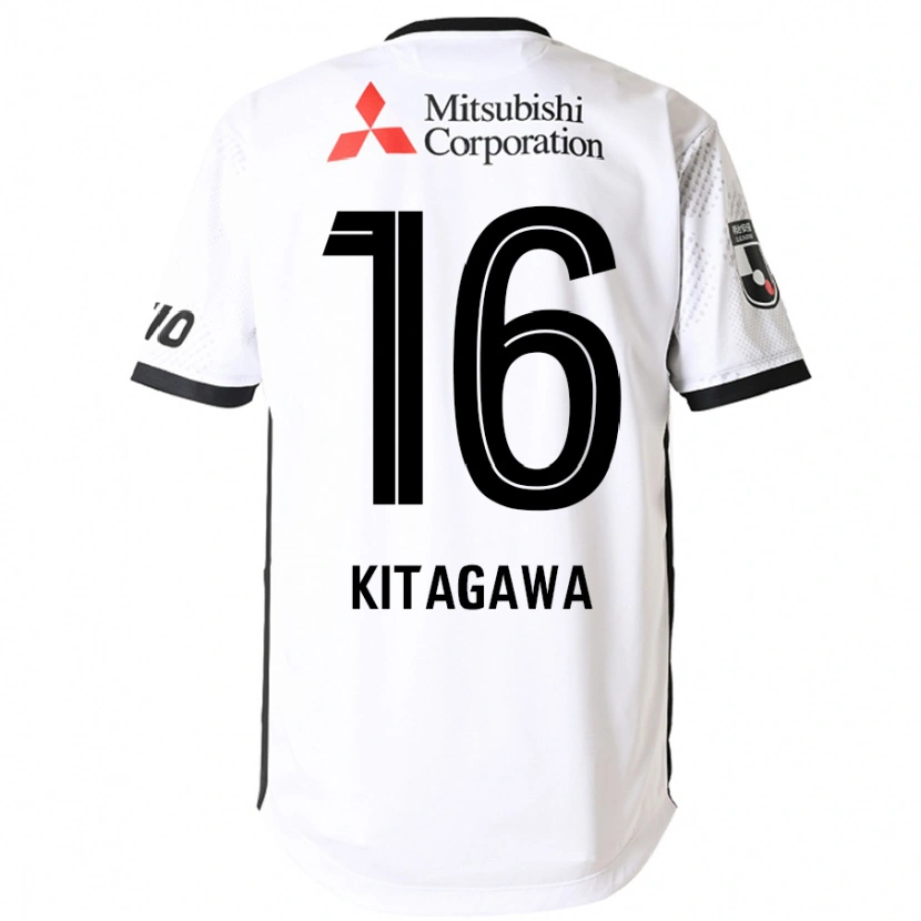 Danxen Women Rento Kitagawa #16 White Black Away Jersey 2025/26 T-Shirt