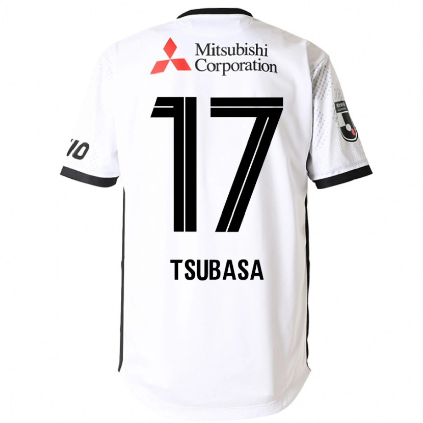Danxen Women Tsubasa Terayama #17 White Black Away Jersey 2025/26 T-Shirt