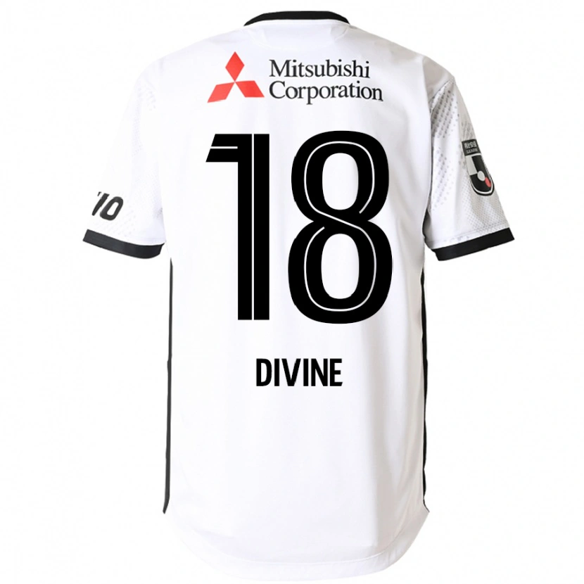 Danxen Women Divine Chinedu Otani #18 White Black Away Jersey 2025/26 T-Shirt