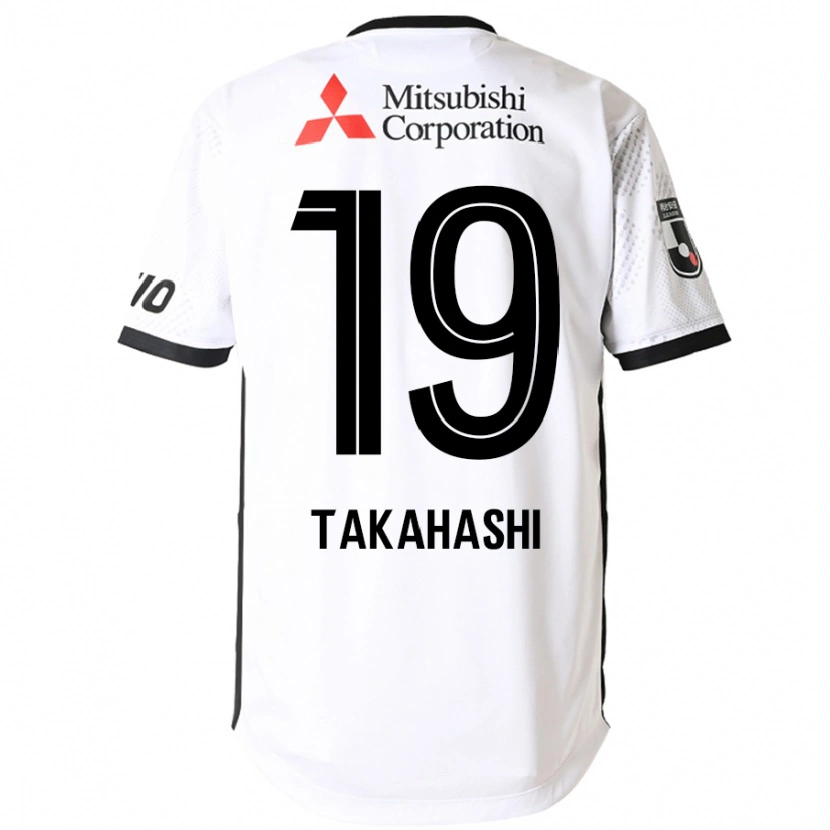 Danxen Women Yuya Takahashi #19 White Black Away Jersey 2025/26 T-Shirt