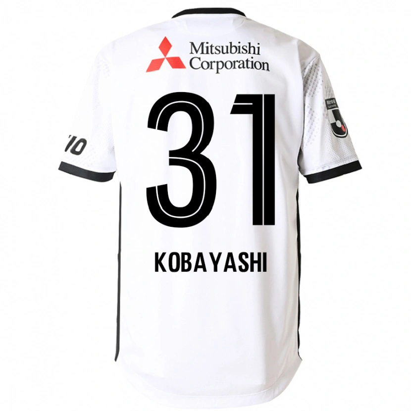 Danxen Women Masataka Kobayashi #31 White Black Away Jersey 2025/26 T-Shirt