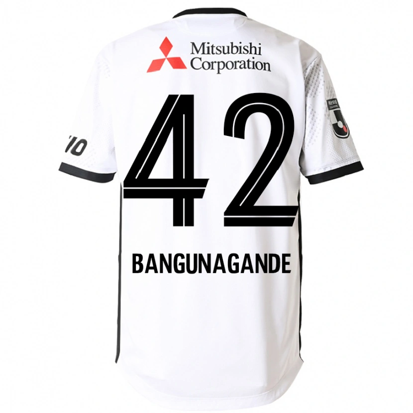 Danxen Women Kashifu Bangunagande #42 White Black Away Jersey 2025/26 T-Shirt