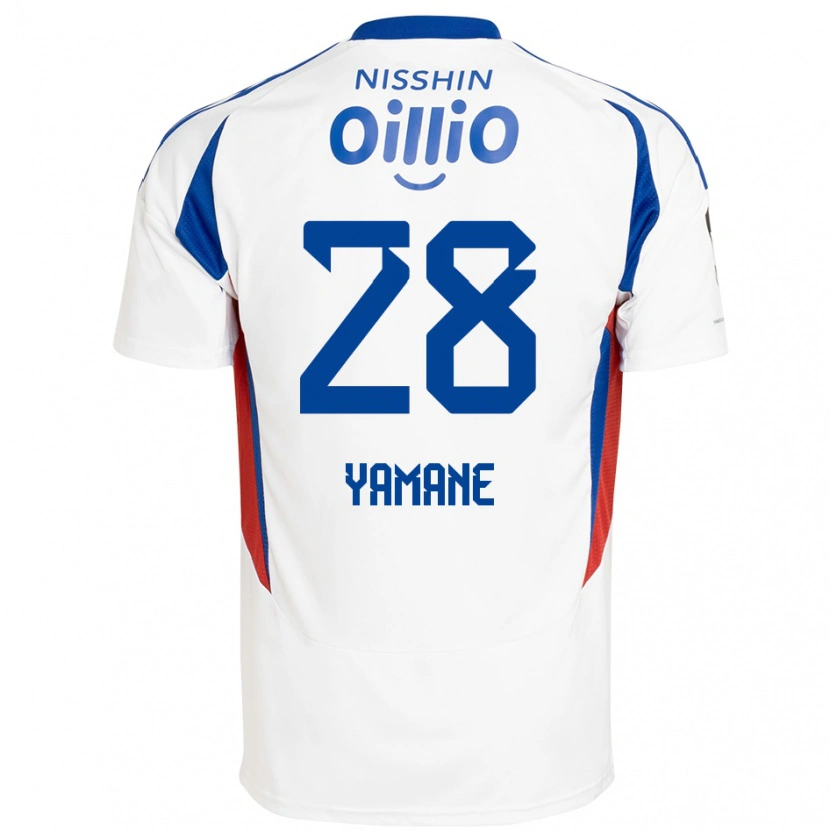 Danxen Women Riku Yamane #28 White Royal Blue Away Jersey 2025/26 T-Shirt