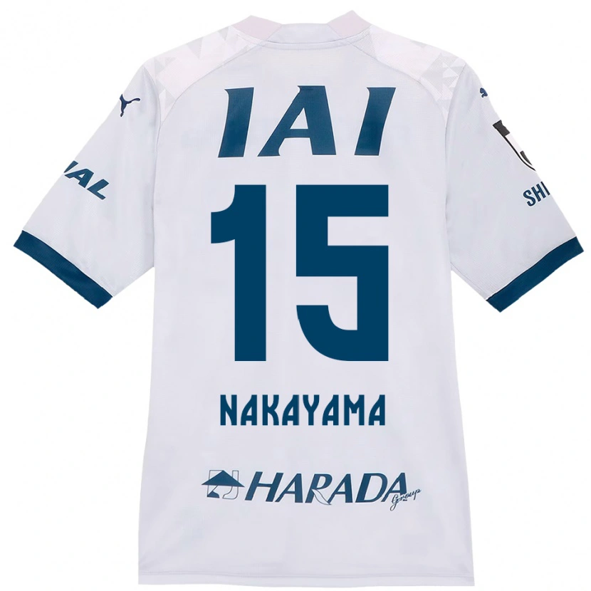 Danxen Women Atsuki Nakayama #15 White Royal Blue Away Jersey 2025/26 T-Shirt