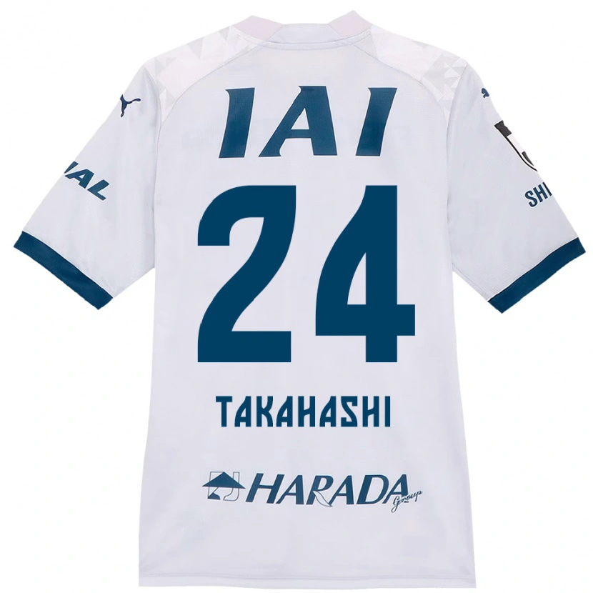 Danxen Women Yuzuki Takahashi #24 White Royal Blue Away Jersey 2025/26 T-Shirt