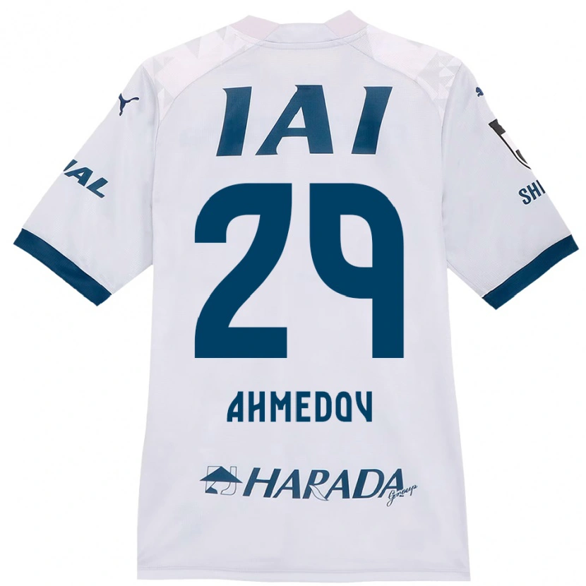 Danxen Women Ahmed Ahmedov #29 White Royal Blue Away Jersey 2025/26 T-Shirt