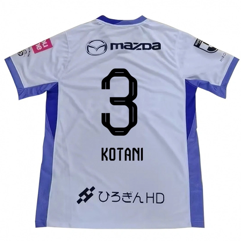 Danxen Women Fuga Kotani #3 White Orange Away Jersey 2025/26 T-Shirt