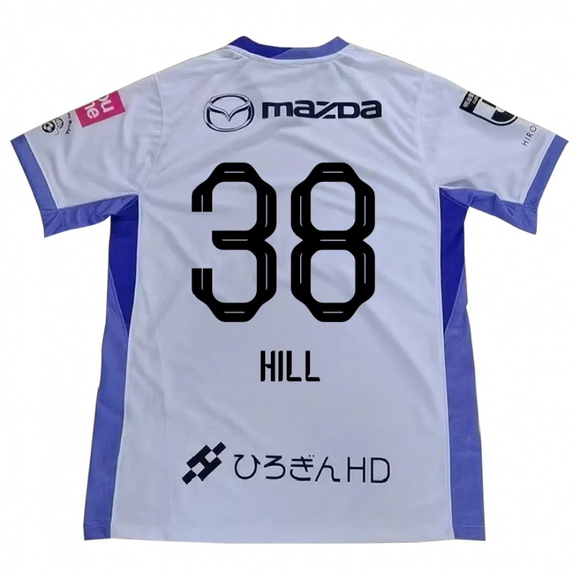 Danxen Women Cailen Hill #38 White Orange Away Jersey 2025/26 T-Shirt