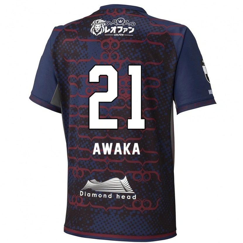 Danxen Women Shunta Awaka #21 Blue Red Away Jersey 2025/26 T-Shirt