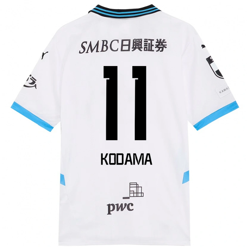 Danxen Women Shotaro Kodama #11 White Sky Blue Away Jersey 2025/26 T-Shirt