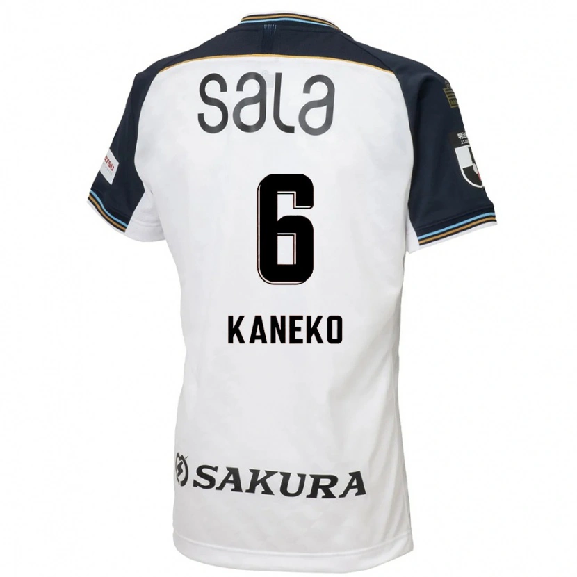 Danxen Women Daiki Kaneko #6 White Black Away Jersey 2025/26 T-Shirt