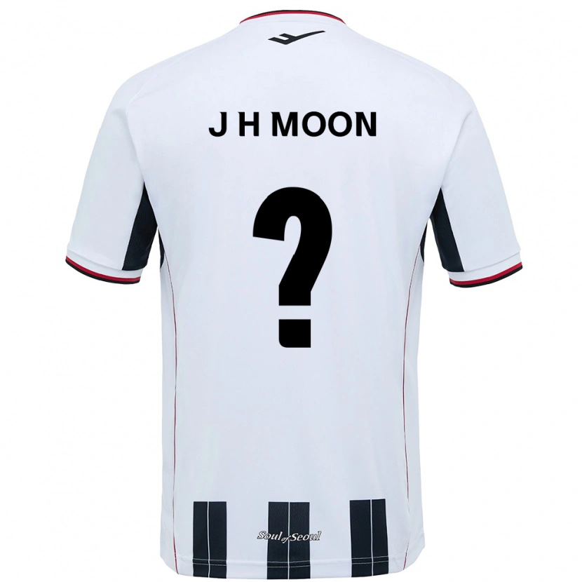 Danxen Women Ji-Hwan Moon #0 White Black Away Jersey 2025/26 T-Shirt