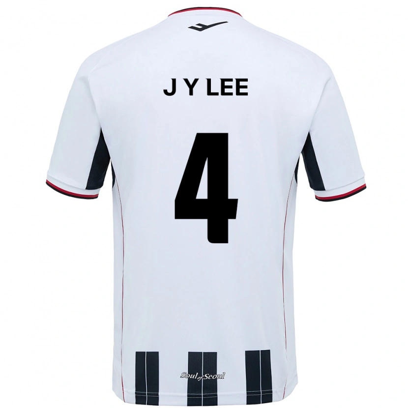 Danxen Women Young-Jun Lee #4 White Black Away Jersey 2025/26 T-Shirt