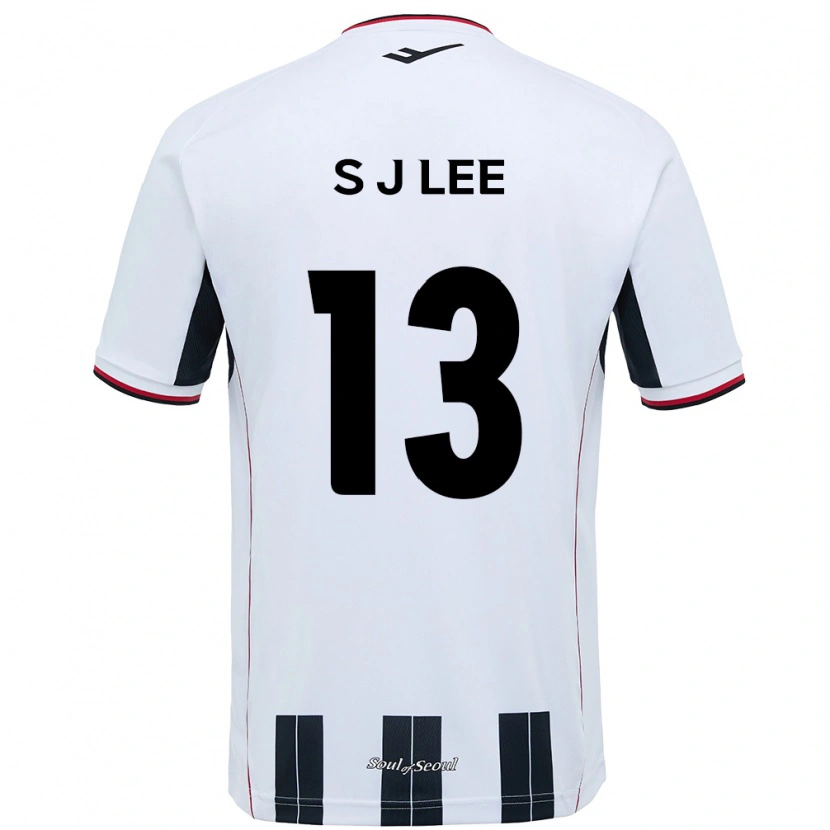 Danxen Women Seo-Jun Lee #13 White Black Away Jersey 2025/26 T-Shirt