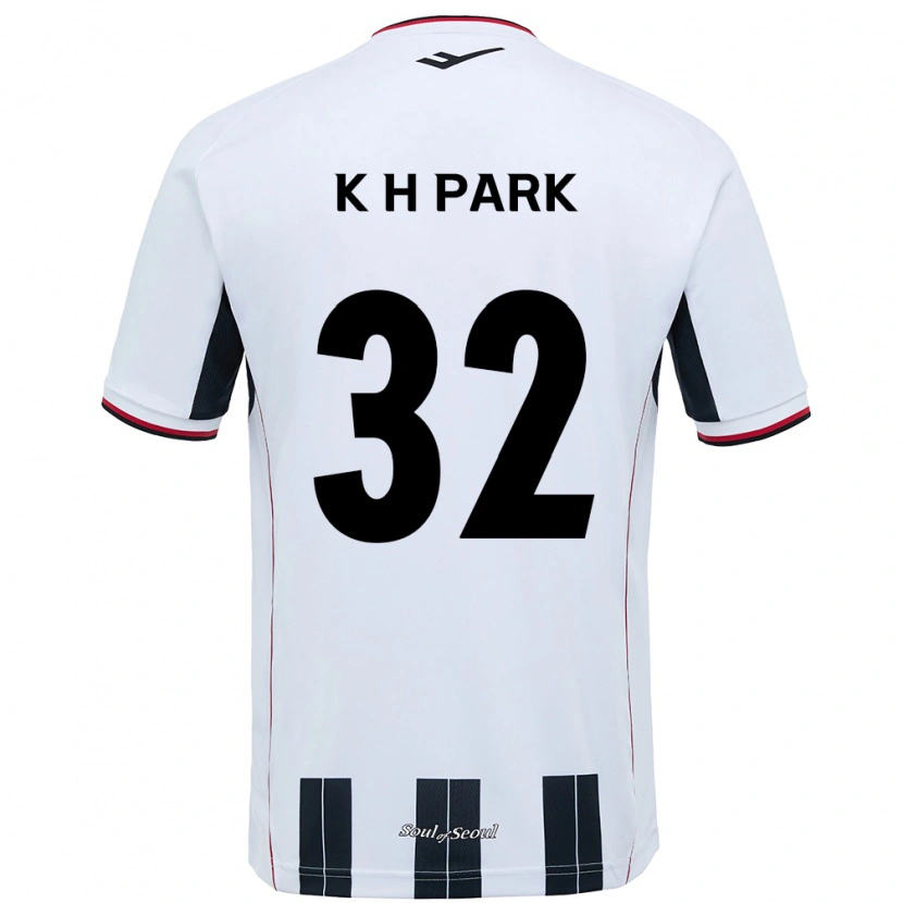 Danxen Women Han-Kyul Park #32 White Black Away Jersey 2025/26 T-Shirt