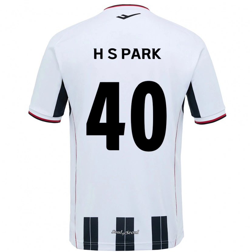 Danxen Women Seong-Hun Park #40 White Black Away Jersey 2025/26 T-Shirt
