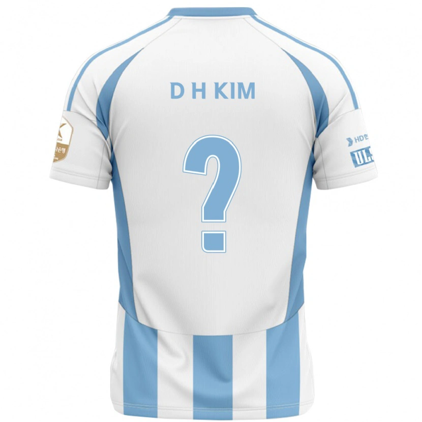 Danxen Women Do-Hun Kim #0 White Sky Blue Away Jersey 2025/26 T-Shirt