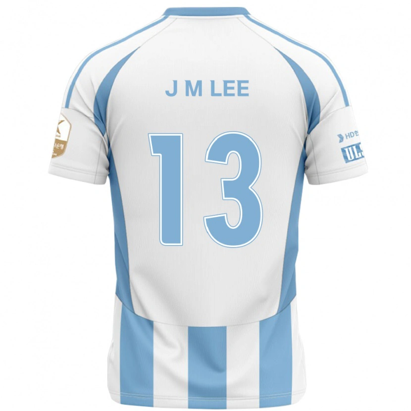 Danxen Women Myung-Jae Lee #13 White Sky Blue Away Jersey 2025/26 T-Shirt