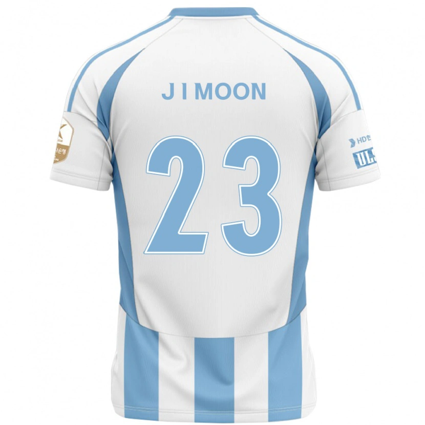 Danxen Women Jung-In Moon #23 White Sky Blue Away Jersey 2025/26 T-Shirt