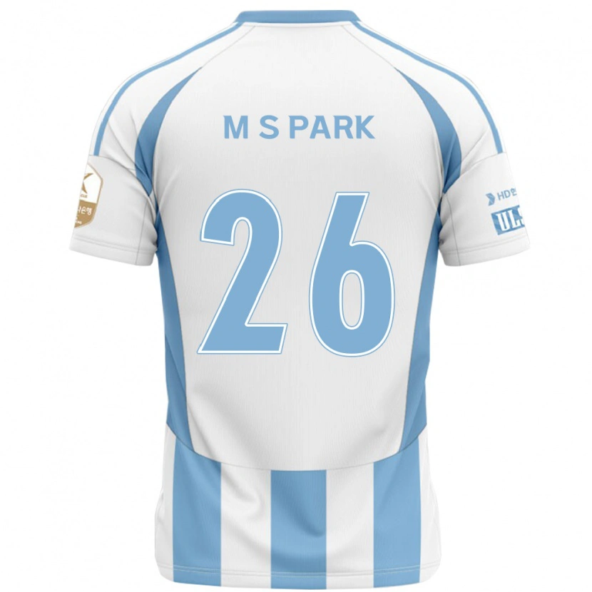 Danxen Women Min-Seo Park #26 White Sky Blue Away Jersey 2025/26 T-Shirt