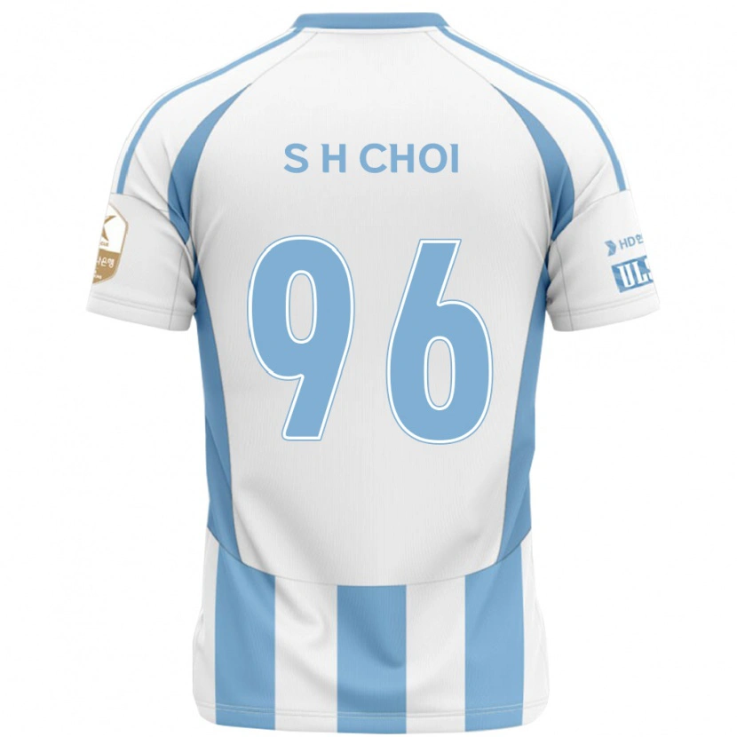 Danxen Women Seok-Hyeon Choi #96 White Sky Blue Away Jersey 2025/26 T-Shirt