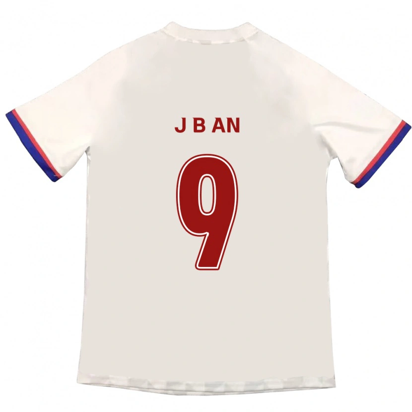 Danxen Women Byong-Jun An #9 Off-White Red Away Jersey 2025/26 T-Shirt