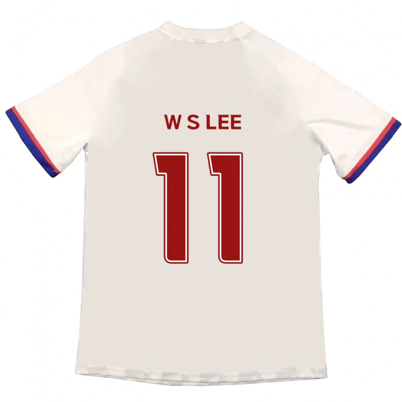 Danxen Women Seung-Woo Lee #11 Off-White Red Away Jersey 2025/26 T-Shirt