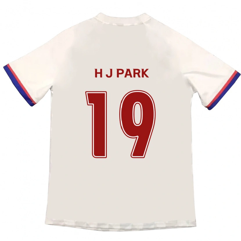 Danxen Women Jun-Hui Park #19 Off-White Red Away Jersey 2025/26 T-Shirt