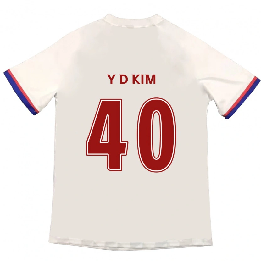 Danxen Women Do-Yoon Kim #40 Off-White Red Away Jersey 2025/26 T-Shirt