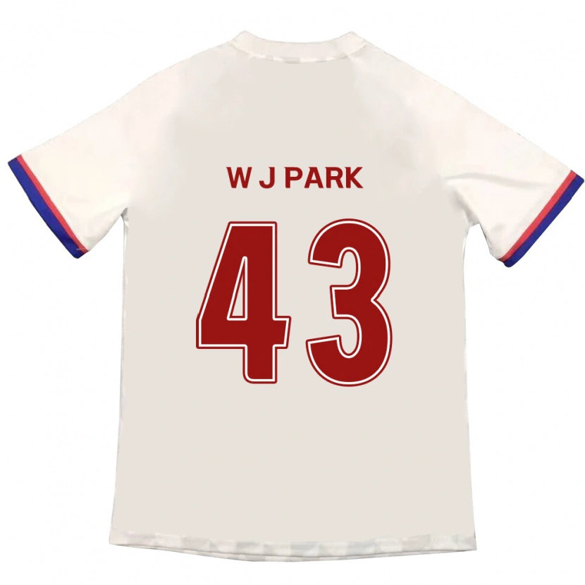 Danxen Women Jin-Woo Park #43 Off-White Red Away Jersey 2025/26 T-Shirt