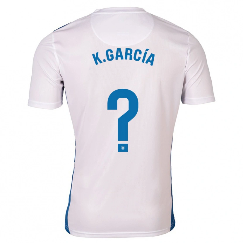 Danxen Women Kimetz García #0 White Blue Home Jersey 2025/26 T-Shirt