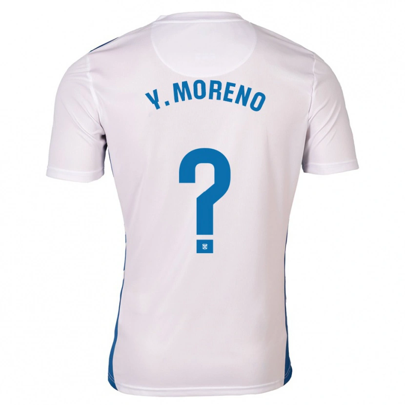 Danxen Women Yerliane Moreno #0 White Blue Home Jersey 2025/26 T-Shirt