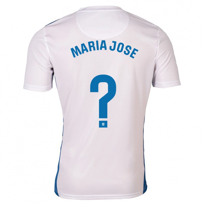 Danxen Women María José Pérez González #0 White Blue Home Jersey 2025/26 T-Shirt