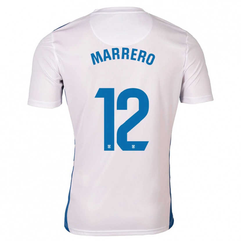 Danxen Women Marcos Marrero #12 White Blue Home Jersey 2025/26 T-Shirt
