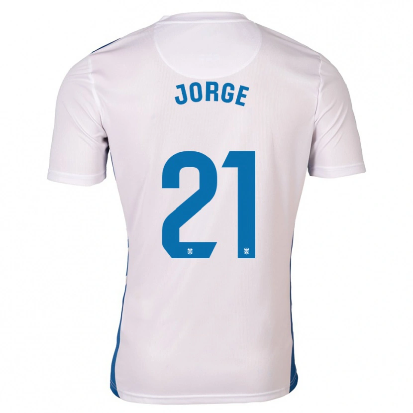 Danxen Women Jeremy Jorge #21 White Blue Home Jersey 2025/26 T-Shirt