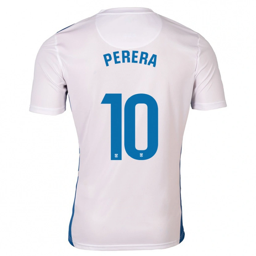 Danxen Women Dylan Perera #10 White Blue Home Jersey 2025/26 T-Shirt