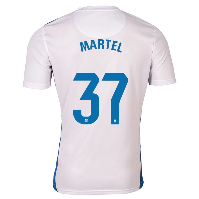 Danxen Women Kevin Martel #37 White Blue Home Jersey 2025/26 T-Shirt