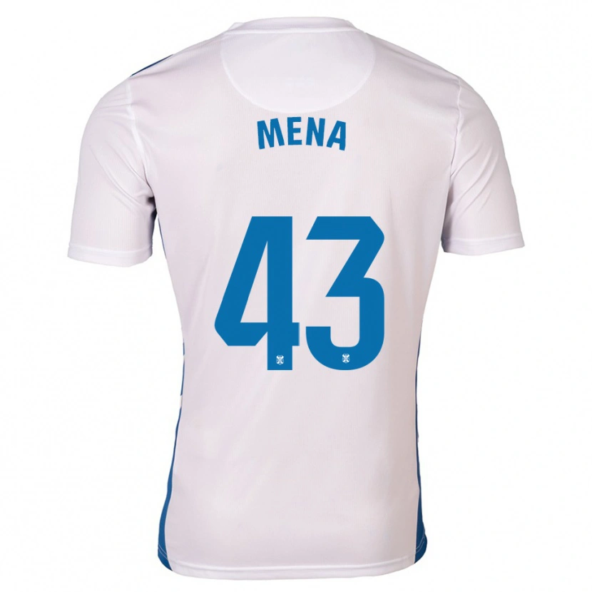 Danxen Women Denilson Mena #43 White Blue Home Jersey 2025/26 T-Shirt