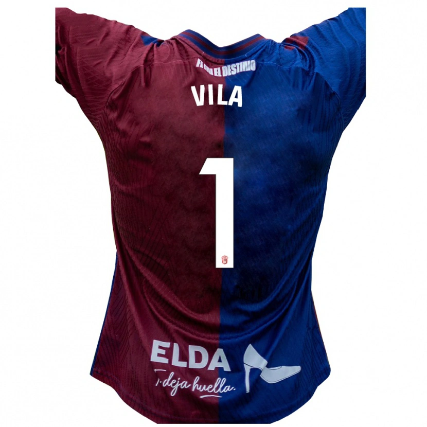 Danxen Women Ramón Vila #1 Blue Red Home Jersey 2025/26 T-Shirt