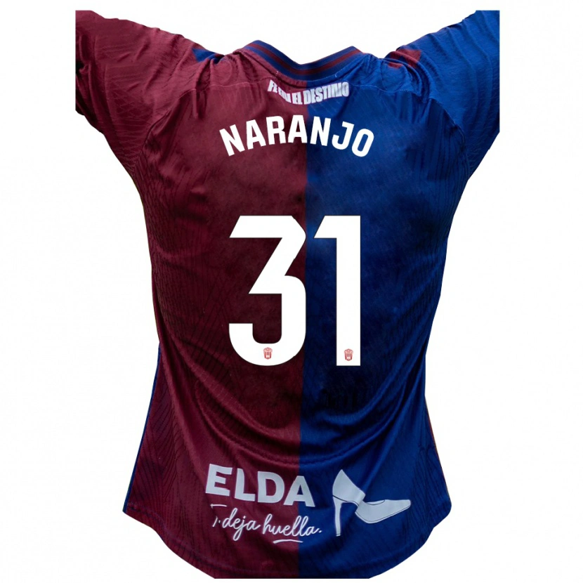 Danxen Women David Naranjo #31 Blue Red Home Jersey 2025/26 T-Shirt